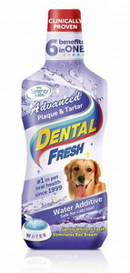 Dental Fresh Advanced Plaque and Tartar Water Additive for Dogs 237ml
