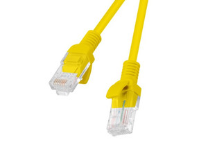 Lanberg Patchcord Cat.6 PCU6-10CC-1000-Y 10M, yellow