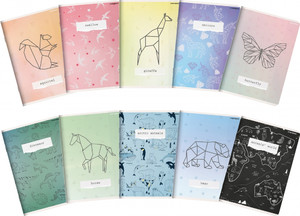 Notebook A5 16 Pages Lined Top2000 Linea 20pcs, assorted