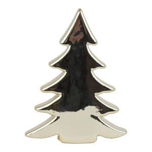 Christmas Decoration Ceramic Christmas Tree 15cm, gold