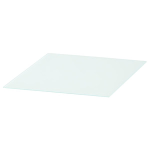 MALM Glass top, white, 40x48 cm