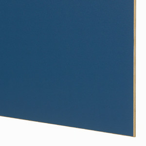 MEHAMN Pair of sliding doors, white/double sided blue, 150x236 cm