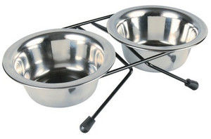 Trixie Stand with 0.2l Bowls for Dogs