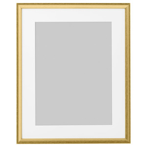 SILVERHÖJDEN Frame, gold-colour, 40x50 cm
