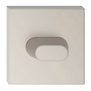 Door Escutcheon Q, square, velvet nickel