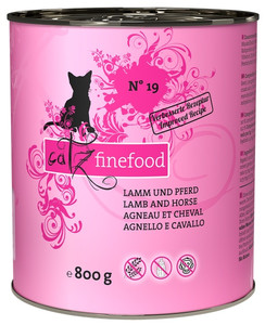 Catz Finefood Cat Food Lamb & Horse N.19 800g