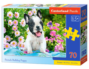 Castorland Children's Puzzle French Bulldog Puppy 70pcs 5+