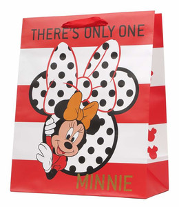 Gift Bag for Children Minnie 26.5x33cm 1pc, assorted patterns