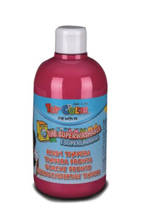 Toy Color Tempera Paint 500ml, dark red