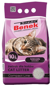 Cat Litter Super Benek Compact Lavender 10L