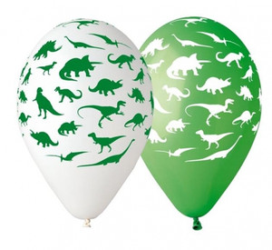 Balloons Set Dinosaurs 12" 5pcs