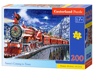 Castorland Children's Puzzle Santa's Coming to Town 200pcs 7+