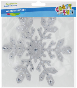 Craft Christmas Window Sticker Decoration Set Snowflake