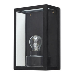 GoodHome Outdoor Wall Lamp Ambler 1 x 60 W E27, black