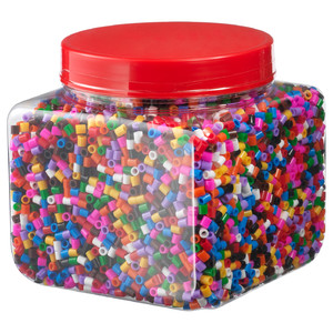 PYSSLA Beads, mixed colours assorted colours, 600 g
