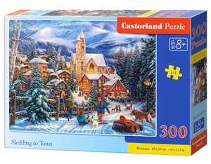 Castorland Jigsaw Puzzle Sledding to Town 300pcs 8+