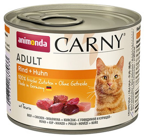 Animonda Carny Adult Cat Food Beef & Chicken 200g