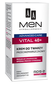 AA Men Advanced Care Vital 40+ Anti-Wrinkle Face Cream 50ml