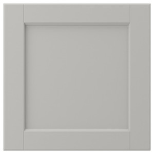 LERHYTTAN Door, light grey, 40x40 cm