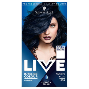 Schwarzkopf Live Intense Colour Permanent Hair Colour 090 - Cosmic Blue