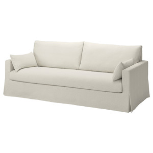 HYLTARP 3-seat sofa, Gransel natural