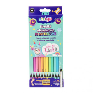 Strigo Pastel Coloured Pencils 12 Colours
