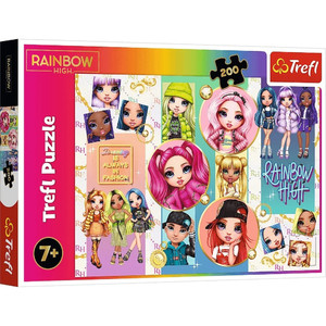 Trefl Children's Puzzle Friendship Rainbow High 200pcs 7+