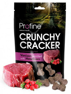 Profine Crunchy Cracker Dog Snack Venison & Hawthorn 150g