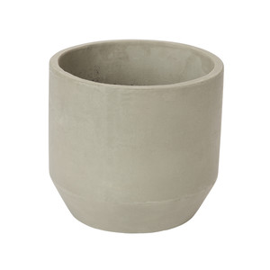 Plant Pot Concrete Round GoodHome 19 cm
