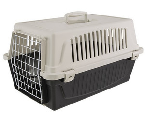 Ferplast Pet Transporter Pet Carrier Atlas 20 EL Carrier for Cats and Small Dogs, beige/black