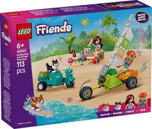 LEGO Friends Surfing Dogs and Scooter Adventure 6+