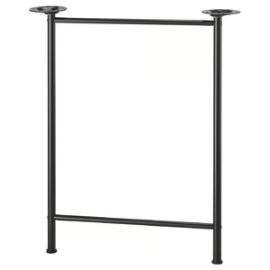 SPÄND Leg, black, 70 cm