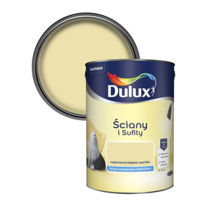 Dulux Walls & Ceilings Matt Latex Paint 5l delicious vanilla