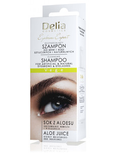 DELIA Eyebrow Expert Cleansing Shampoo for Artificial & Natural Eyebrows & Eyelashes 99% Natural 50 ml