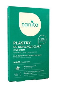 Tanita Aloe Vera Wax Strips 1pk 12pcs