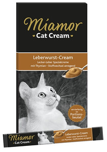 Miamor Cat Confect Liver Sausage Cream 6x15g