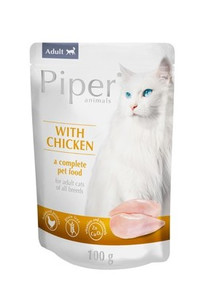 Piper Wet Cat Food with Chicken 100g