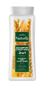 Joanna Naturia Shampoo with Conditioner for Dry & Damaged Hair 2in1 Wheat 500ml