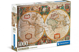 Clementoni Jigsaw Puzzle Compact Mappa Antica 1000pcs 7+