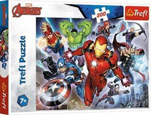 Trefl Children's Puzzle Courageous Avengers 200pcs 7+