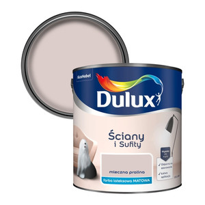 Dulux Walls & Ceilings Matt Latex Paint 2.5l milk praline