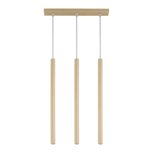 Pendant Lamp Sopel 3 x G9, matt gold