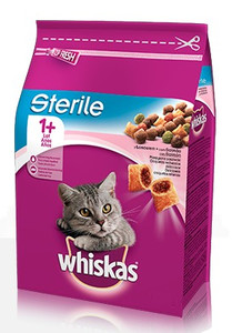 Whiskas Cat Food Sterile Salmon 800g