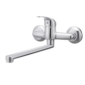 Cooke&Lewis Kitchen Sink Lodh, wall-mounted, chrome