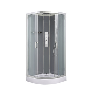 GoodHome Hydromassage Shower Cabin Beloya 90 cm, chrome