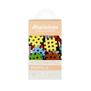 Marioinex Mini Waffle Blocks Set Pastel 70pcs 3+
