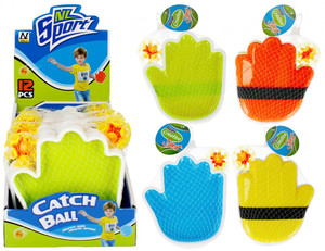 Catch Ball Outdoor Beach Game, 1 set, assorted colours, 3+