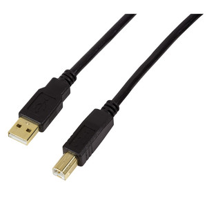 LogiLink Cable USB2.0 AM/BM 15m, black