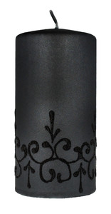 Artman Decorative Candle Tiffany, medium, black