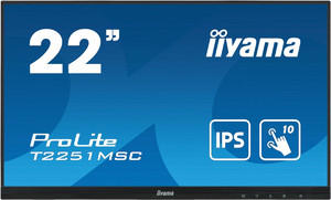 Iiyama 22" Monitor IPS VGA HDMI DP T2251MSC-B1